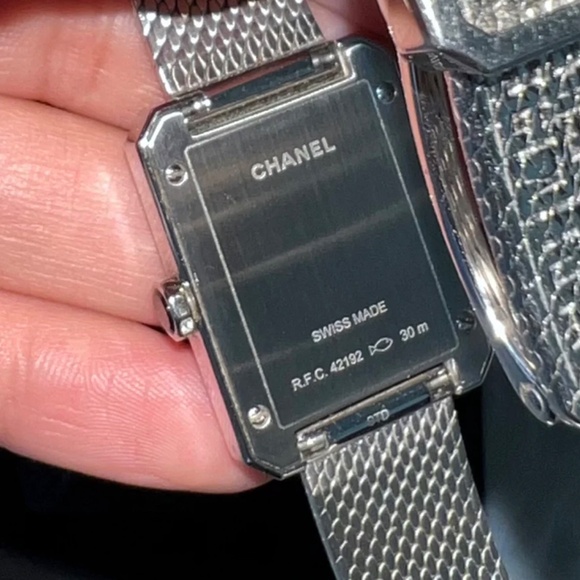 Authentic Chanel Boyfriend Tweed Watch - Picture 6 of 6